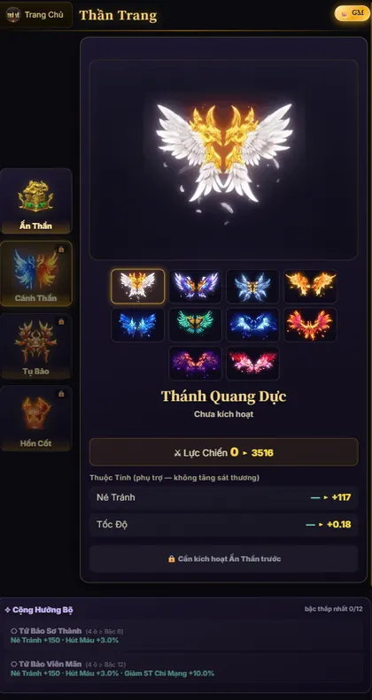 Cánh & Thần Binh